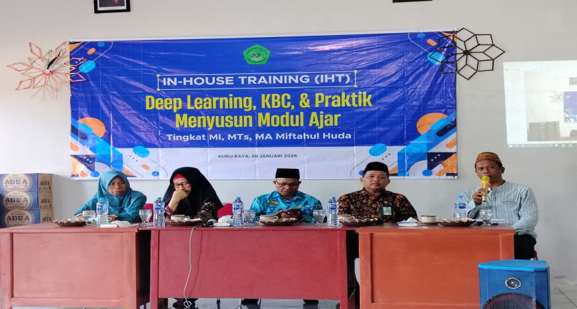 In House Training (IHT) Deep Learning, KBC, dan Praktik Penyusunan Modul Ajar