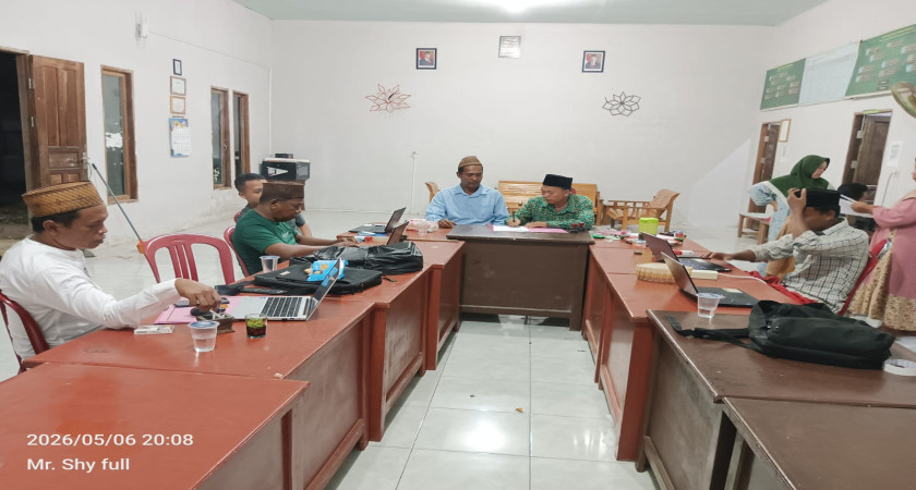 MoU MTs Miftahul Huda dengan Ta'mir Masjid Miftahul Jannah