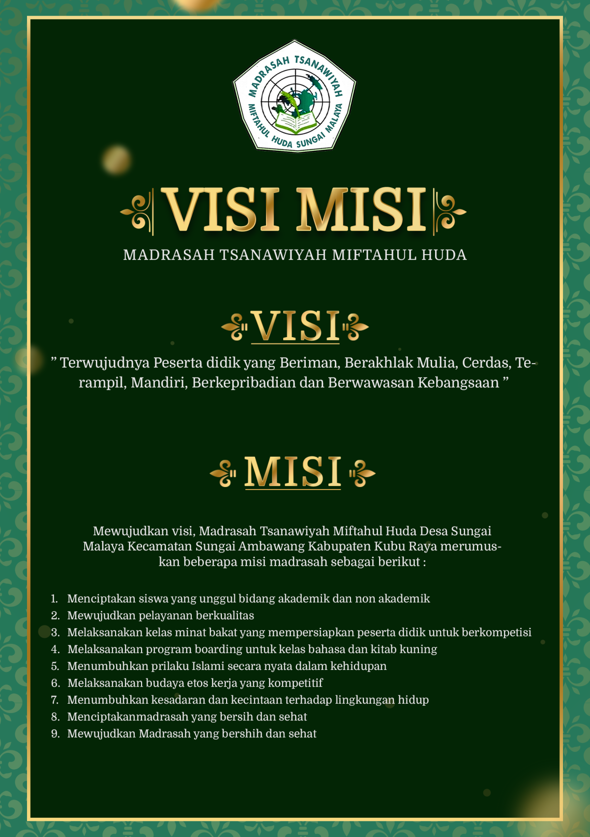 VISI DAN MISI