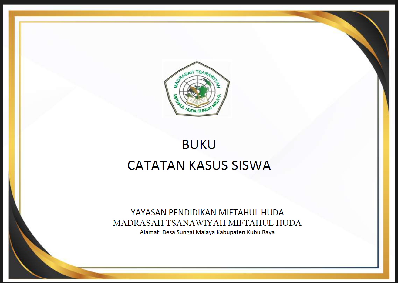 Buku Catatan Kasus Murid